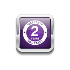 2 Years Warranty Purple Vector Icon Button N4