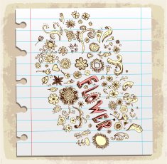 doodle flowers N2