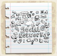social network doodle