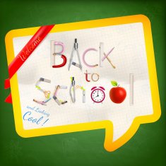 Back to School background EPS 10 N21