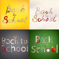Back to School background EPS 10 N26