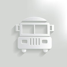 School bus clean vector