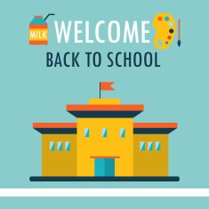 Welcome back to school background N6