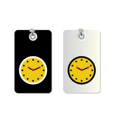 clock tag symbol