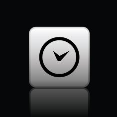 Clock button icon free image download