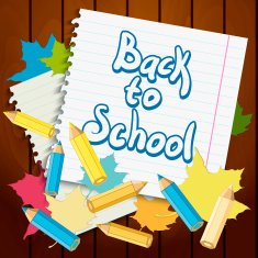 Back to School Vector Design element