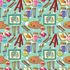 Drawing stationary instruments pattern