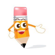 Pencil cartoon showing something