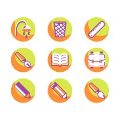 Education Icons Series N8