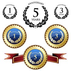 Anniversary Trophies And Seals