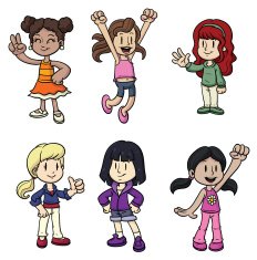 cartoon girls N5
