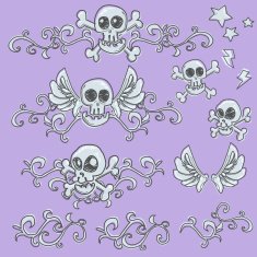 girl power skulls