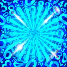 Modern abstract background with numbers N3