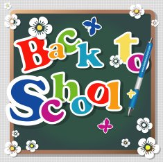 Back to school background or card N4