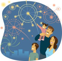 Family Fireworks C