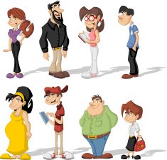 Cartoon People N32