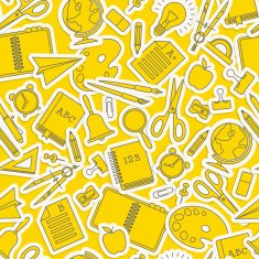 Back To School seamless pattern N14