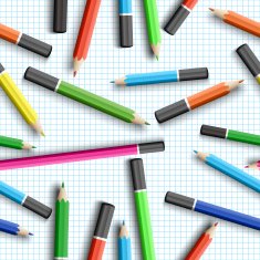Back To School seamless pattern N26