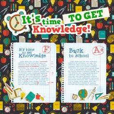 Back To School Banners Set N19