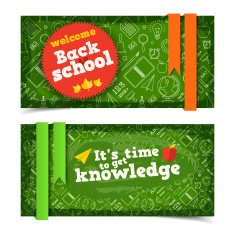 Back To School Banners Set N25