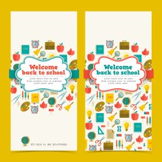 Back To School Banners Set N30