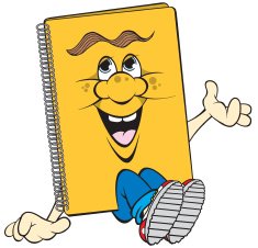 animated composition book