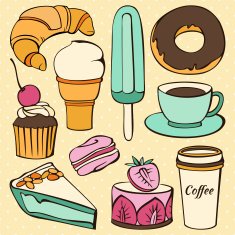 Vintage bakery illustration