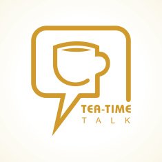 Tea-time chat concept stock vector