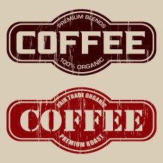 Vintage Coffee Label N3
