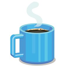 Coffee or tea mug vector