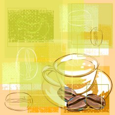 Abstract Coffee Background N3