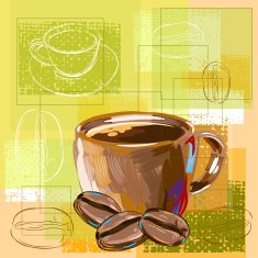 Abstract Coffee Background N5