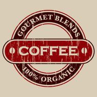Vintage Coffee Label N6