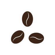 Coffee beans vector illustration