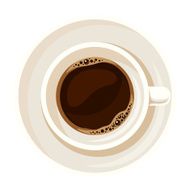 Cup of coffee Vector illustration N2