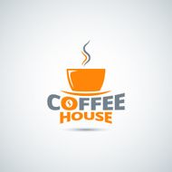coffee cup label menu background