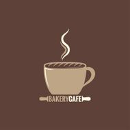 coffee cup bakery concept background