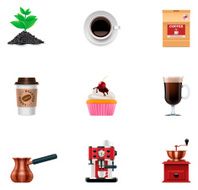 Coffee Icon Set N8