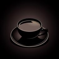 black coffee