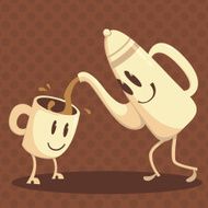 Coffee Pot And Cup N2