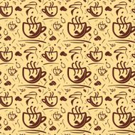 Background - pattern coffee