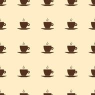Seamless pattern with coffee cup N2