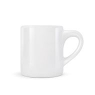 White ceramic mug Vector object