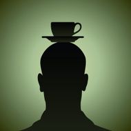 think of a cup coffee