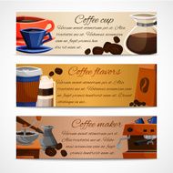 Coffee banners set