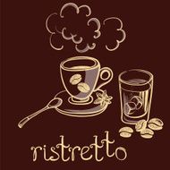 cup of coffee ristretto