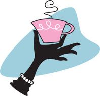 serving a hot beverage
