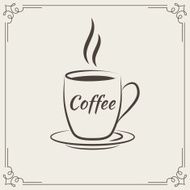 Coffee design for menu