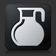 Black Square Button with Jug Icon