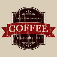 Vintage Coffee Label N8